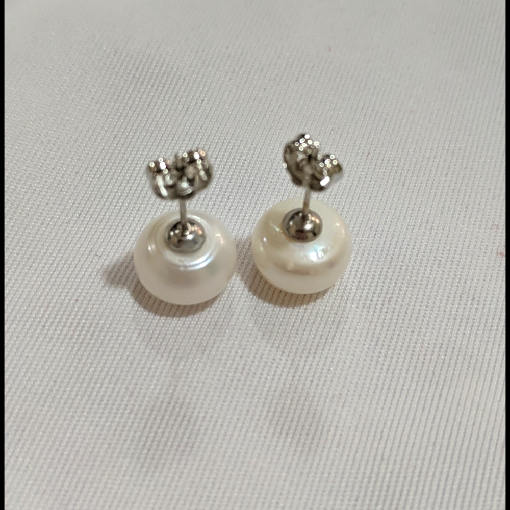 ❗️ Authentic Fresh Water Pearl Earrings - Picture 6 of 7
